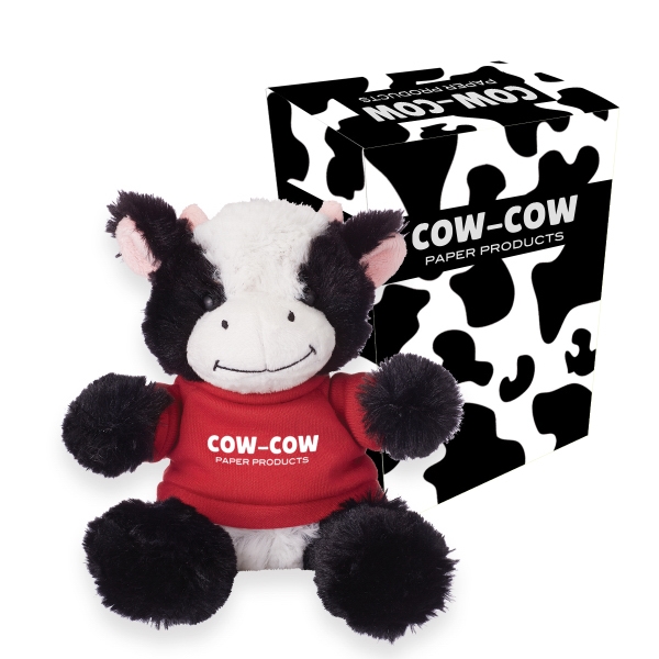 valentine's day cuddly cow