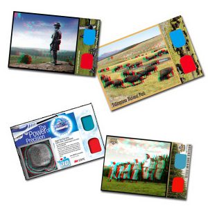 Direct mail 3D postcards
