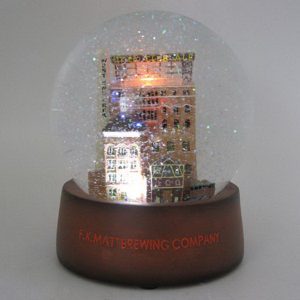 custom holiday ornaments snow globe