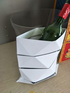 origami ice bucket 1