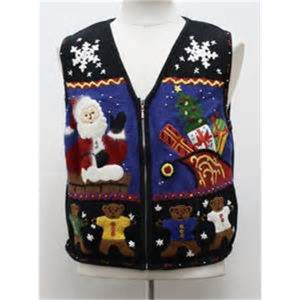 ugly christmas sweater vest