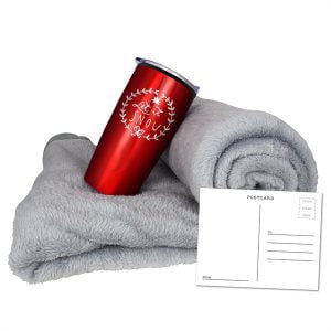 stay healthy blanket and tumbler