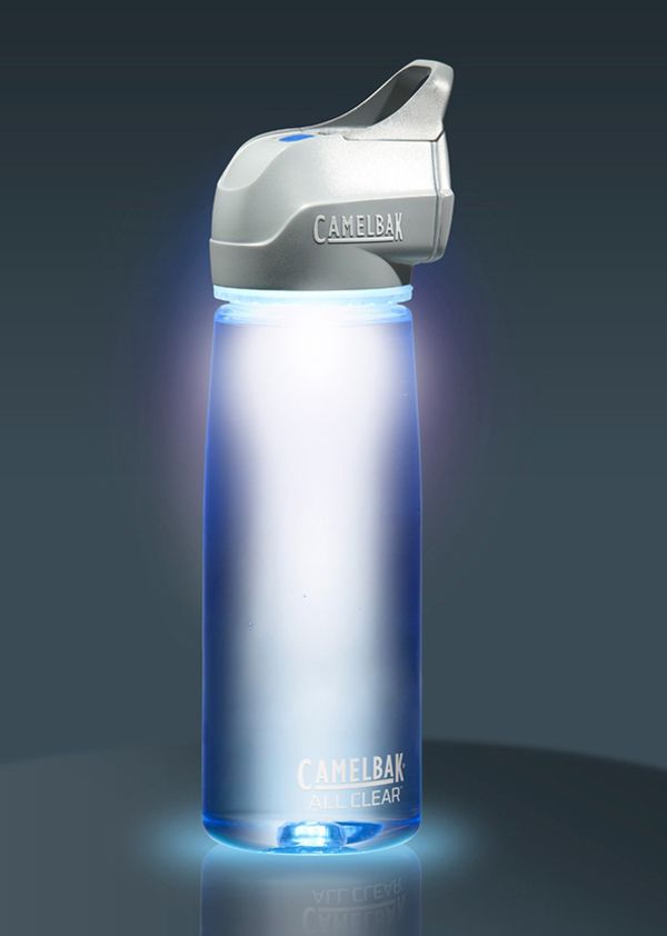 water bottle that cleans itself